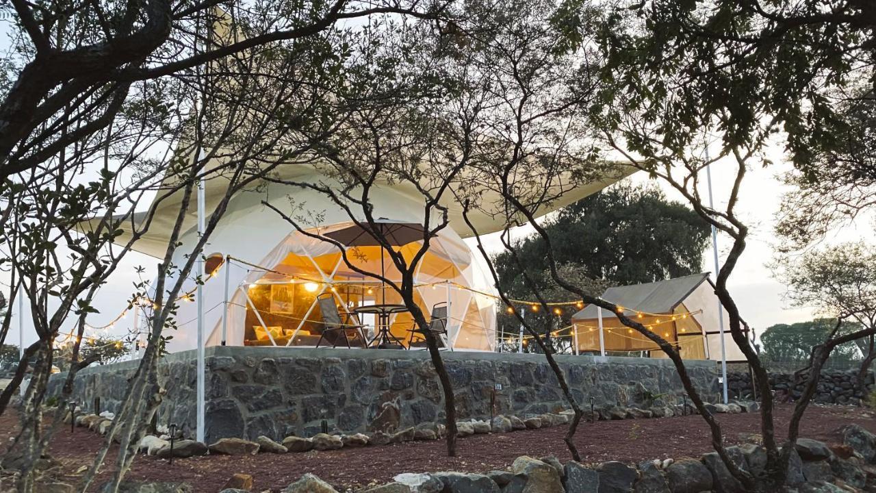 Отель El Gato Glamping Con Vista A Prismas Basalticos Уаска-де-Окампо Экстерьер фото
