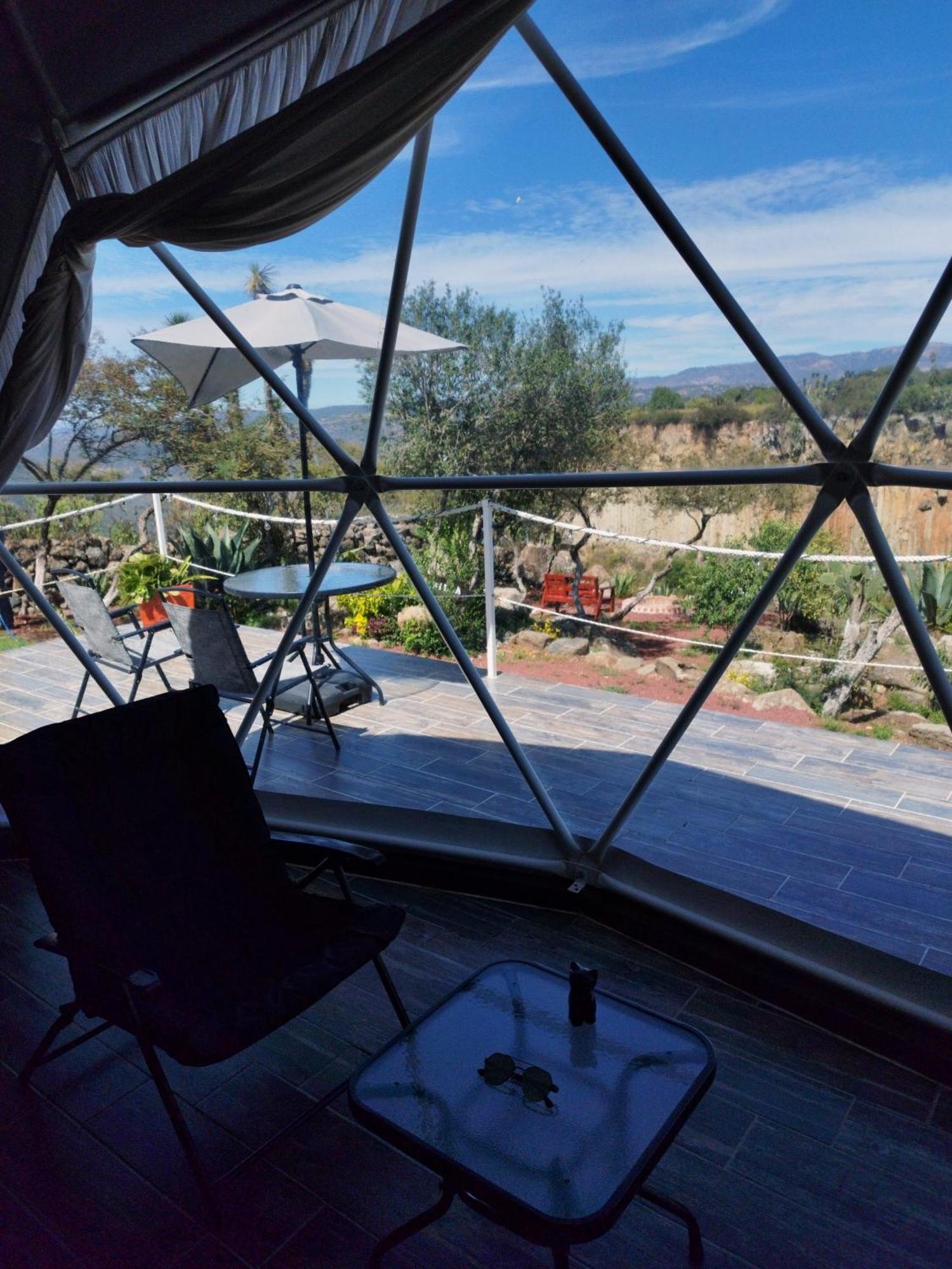 Отель El Gato Glamping Con Vista A Prismas Basalticos Уаска-де-Окампо Экстерьер фото