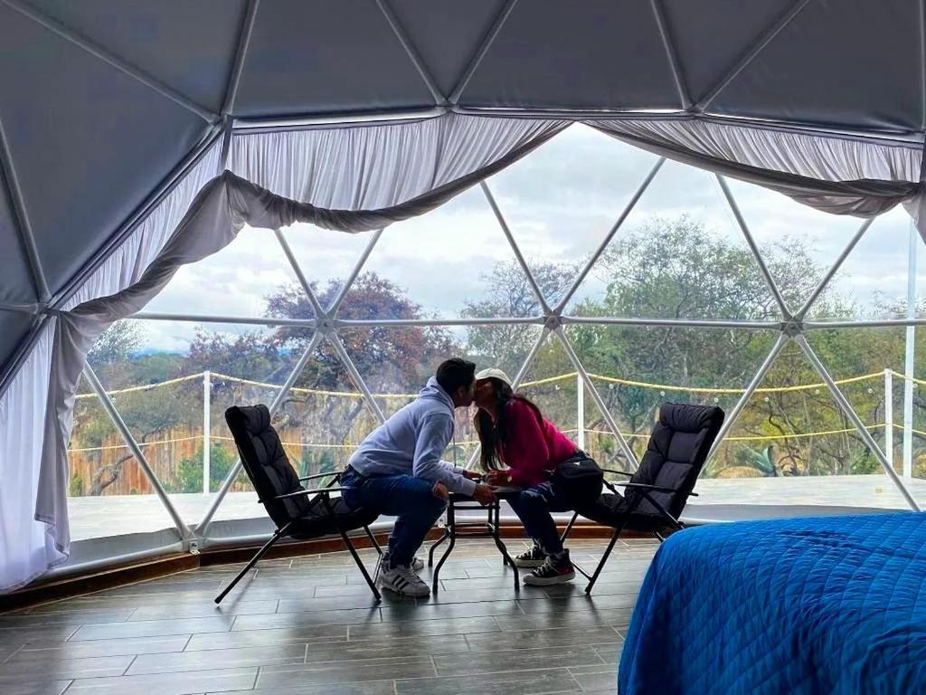 Отель El Gato Glamping Con Vista A Prismas Basalticos Уаска-де-Окампо Экстерьер фото