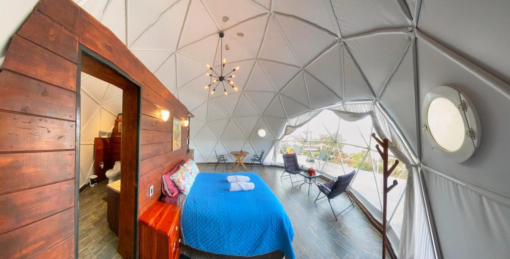 Отель El Gato Glamping Con Vista A Prismas Basalticos Уаска-де-Окампо Экстерьер фото