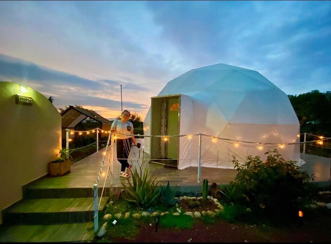 Отель El Gato Glamping Con Vista A Prismas Basalticos Уаска-де-Окампо Экстерьер фото