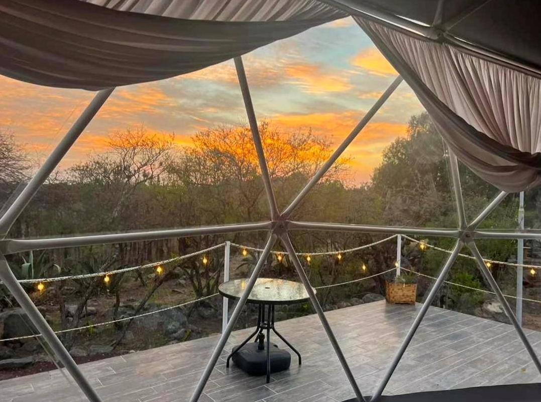 Отель El Gato Glamping Con Vista A Prismas Basalticos Уаска-де-Окампо Экстерьер фото