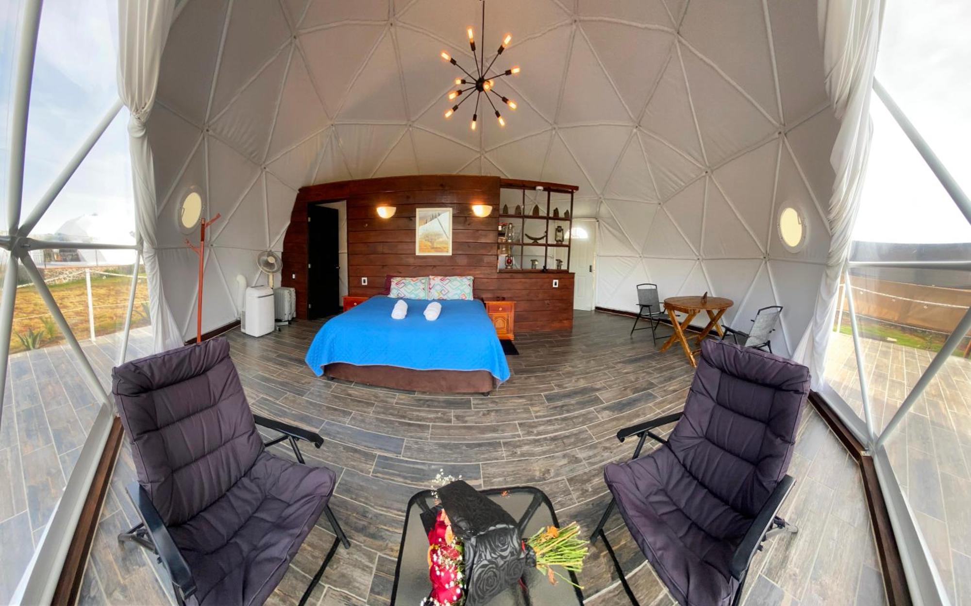 Отель El Gato Glamping Con Vista A Prismas Basalticos Уаска-де-Окампо Экстерьер фото