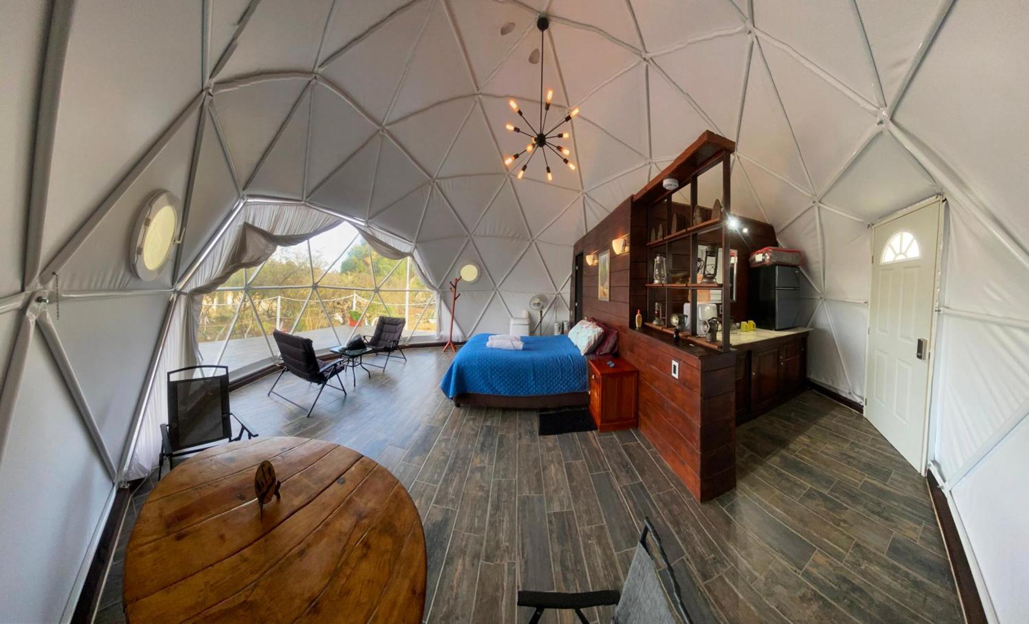 Отель El Gato Glamping Con Vista A Prismas Basalticos Уаска-де-Окампо Экстерьер фото