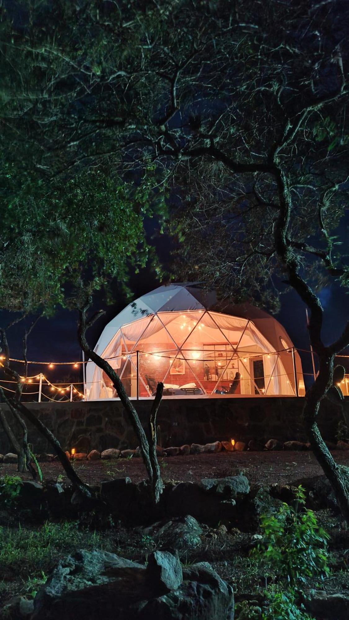Отель El Gato Glamping Con Vista A Prismas Basalticos Уаска-де-Окампо Экстерьер фото