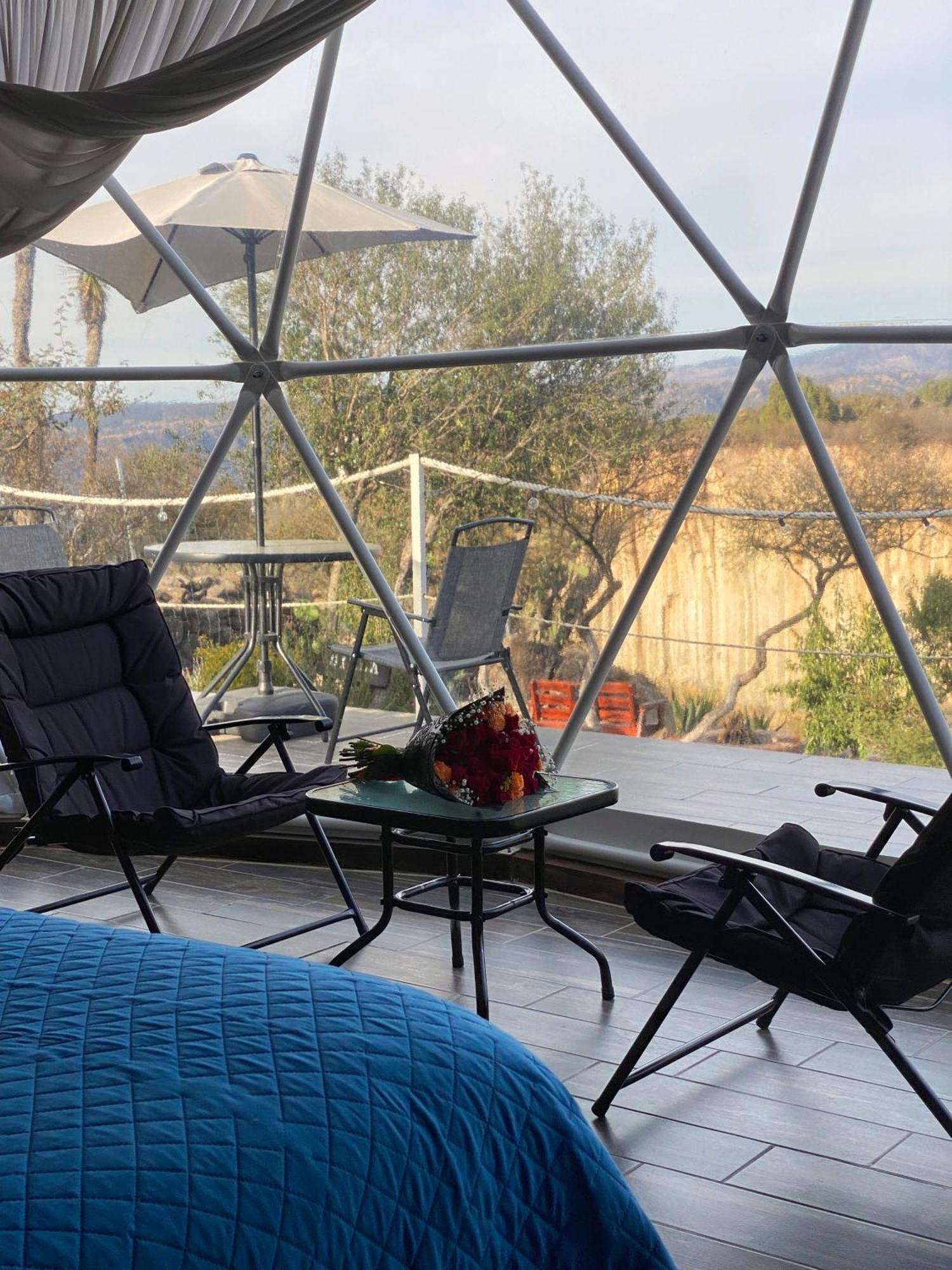 Отель El Gato Glamping Con Vista A Prismas Basalticos Уаска-де-Окампо Экстерьер фото