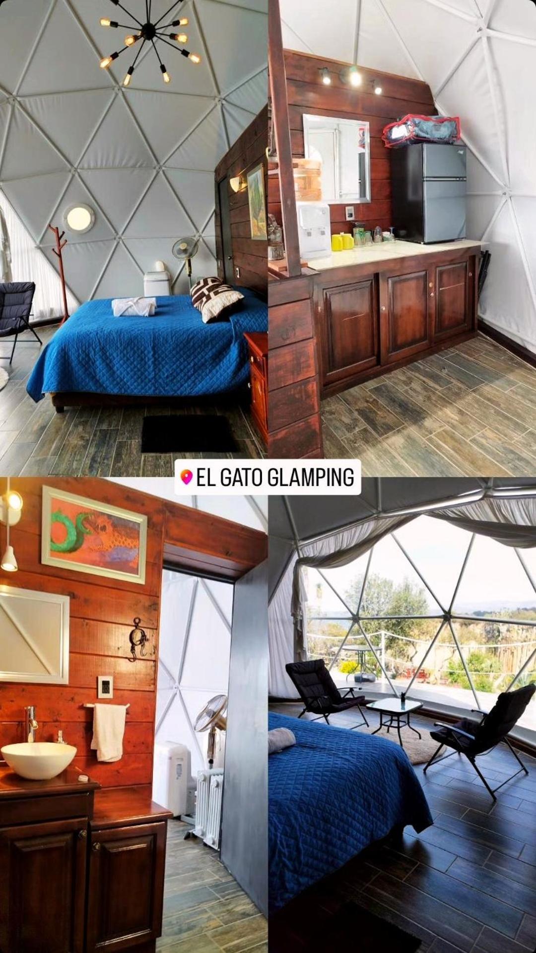 Отель El Gato Glamping Con Vista A Prismas Basalticos Уаска-де-Окампо Экстерьер фото