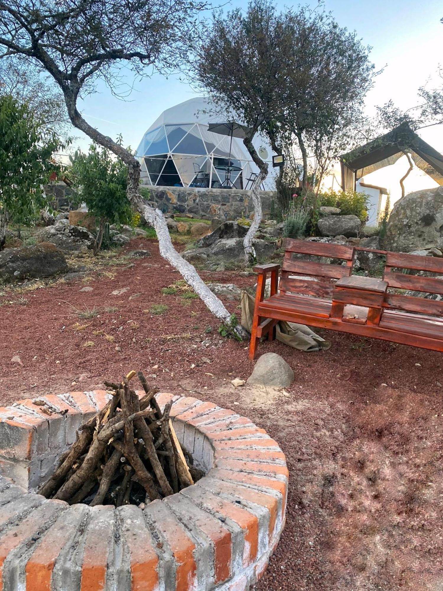 Отель El Gato Glamping Con Vista A Prismas Basalticos Уаска-де-Окампо Экстерьер фото