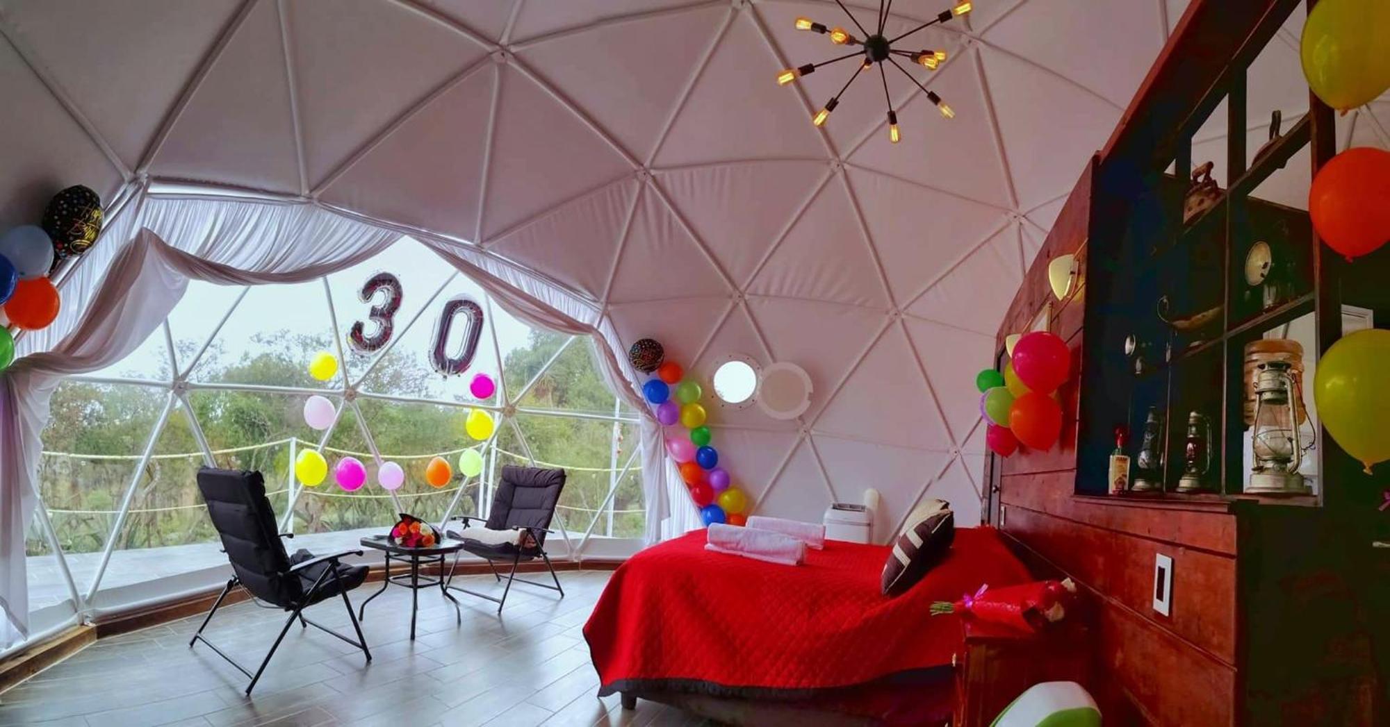 Отель El Gato Glamping Con Vista A Prismas Basalticos Уаска-де-Окампо Экстерьер фото